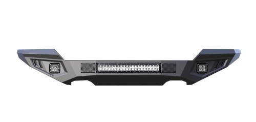 Front Bumpers - Armour Heavy Duty Front Bumper (With LED Lights)