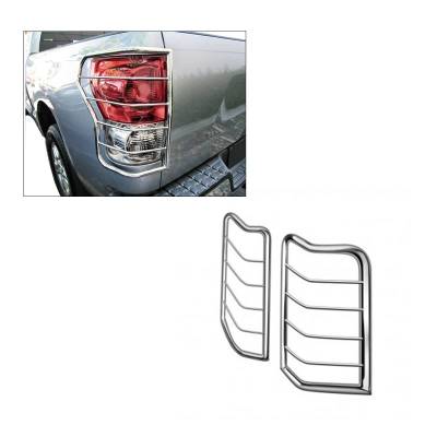 Black Horse Off Road - Tail Light Guards-Stainless Steel-2007-2013 Toyota Tundra|Black Horse Off Road