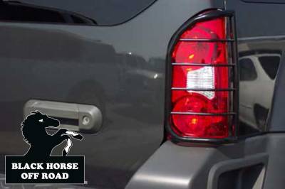 Black Horse Off Road - Tail Light Guards-Black-2005-2015 Nissan Xterra|Black Horse Off Road
