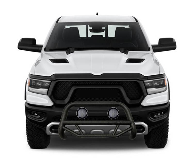 Black Horse Max T Bull Bar Kit Textured Black fit 2019-2022 Ram 1500