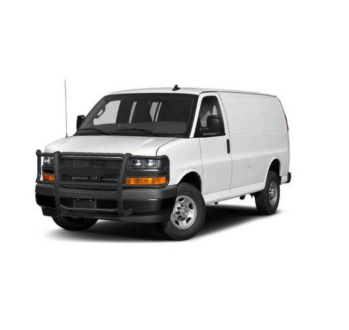 Black Horse Grille Guard Modular Black fit 2015-2022 Chevrolet Express Van