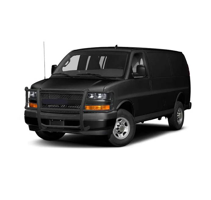 Black Horse Grille Guard Modular Black fit 2015-2022 Chevrolet Express Van