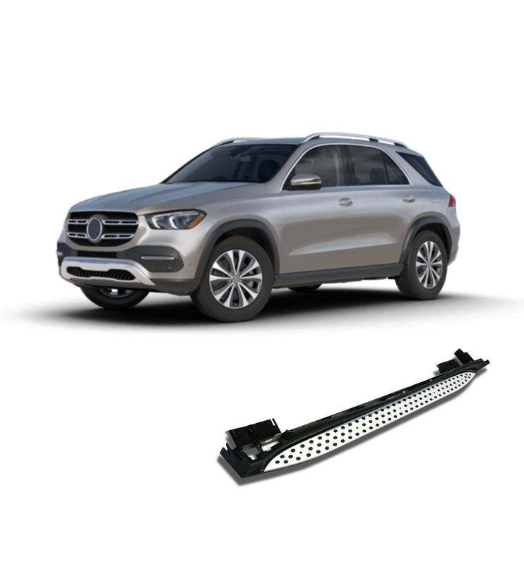 Black Horse OEM Replica Running Boards Aluminum fit 20202020 Mercedes