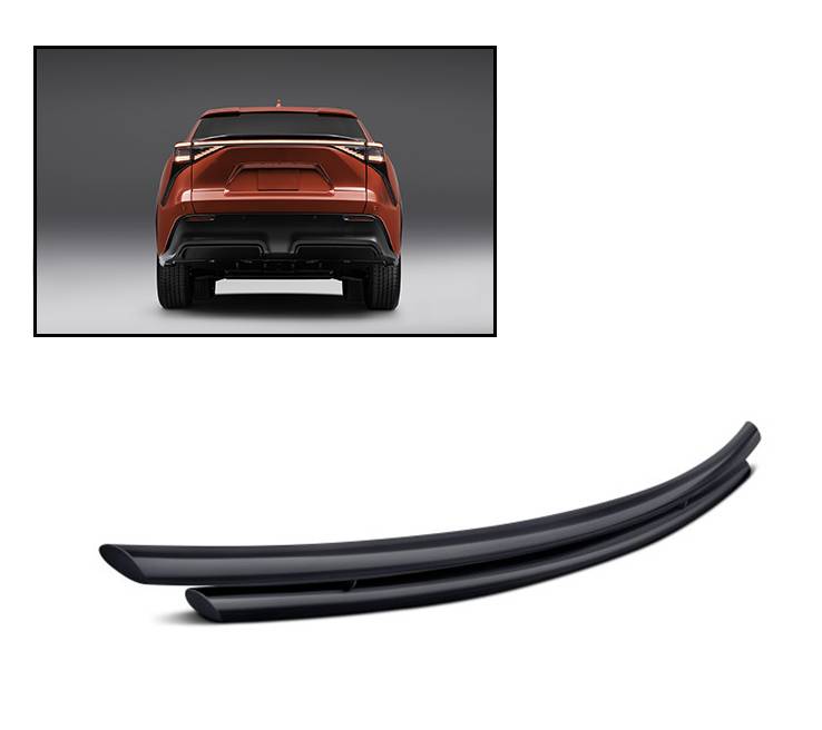 Black Horse Rear Bumper Guard Double Layer Black fit 20192023 Toyota