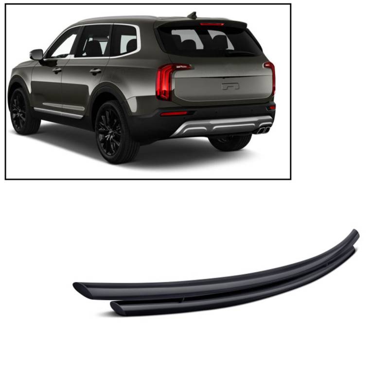 Black Horse Rear Bumper Guard Double Layer Black fit 20202023 Kia