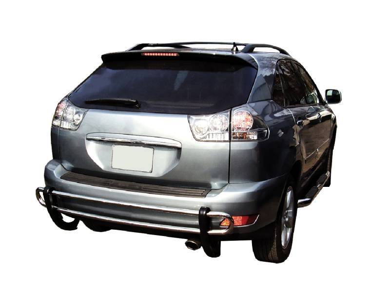 Stainless Steel Rear Bumper Protector For Lexus RX350 RX450H 2016-2021 – Silver Brushed