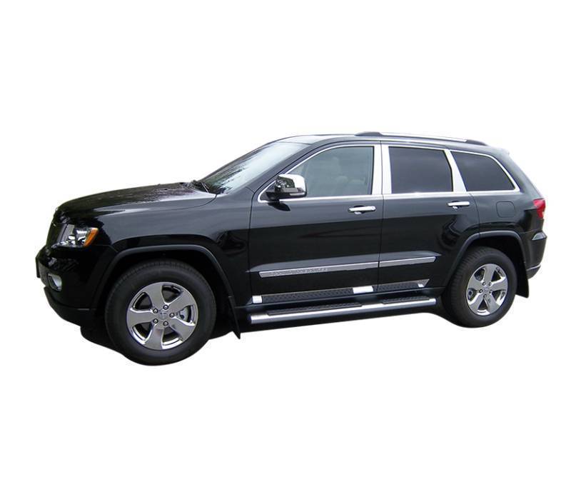 Glossy Black Pillar Post Trim Set For Jeep Grand Cherokee 1999-2004 – 10pc Kit