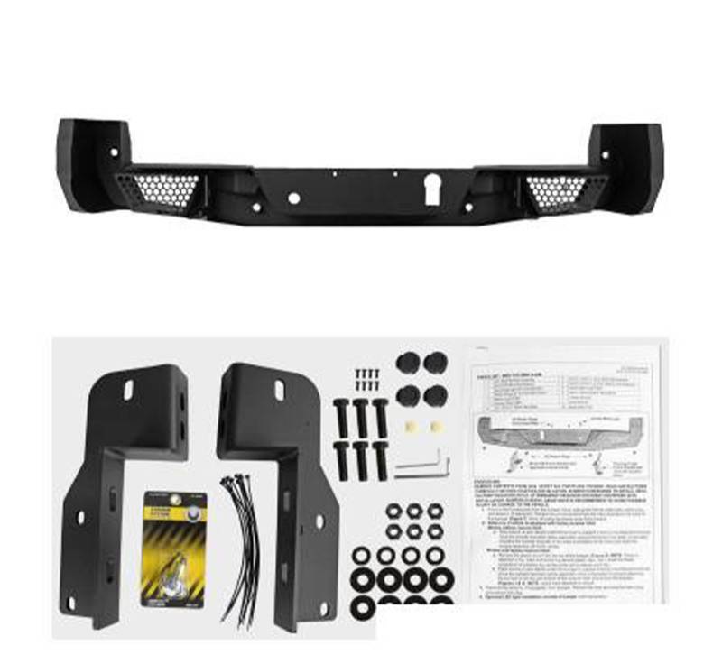 Evan-Fischer Painted Black Step Bumper For Ram 2500/3500 2019-2024 – Rear Direct Replacement