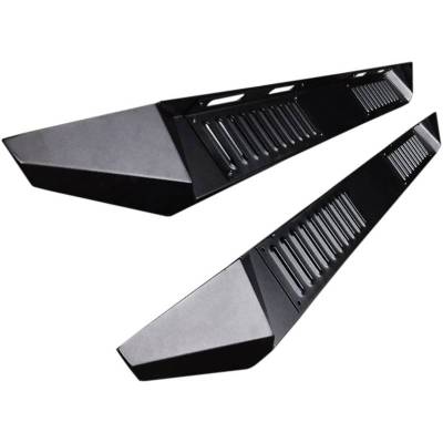 Black Horse Off Road - Armour Heavy Duty Steel Running Boards-Black-Ford F-Series|Black Horse Off Road