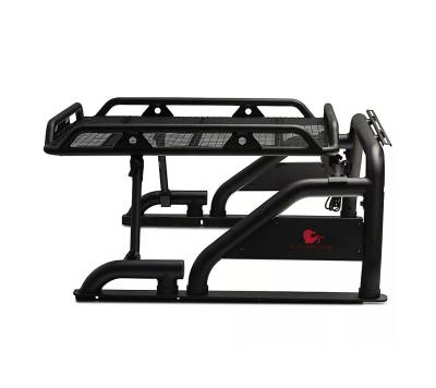 Black Horse Off Road - J | Warrior Roll Bar | Compatible With Most 1/2  and 3/4 Ton Pick Up Beds |  WRB-001BK