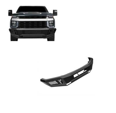 Black Horse Off Road - B | Armour Front Bumper | Black | AFB-SI25-20