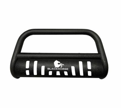 Black Horse Off Road - A | Textured Bull Bar with Skid Plate | Black | CBT-F527SP