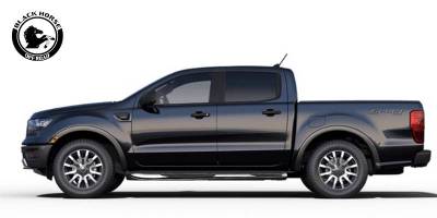 Black Horse Off Road - F | 3in Side Steps | stainless Steel | Crew Cab