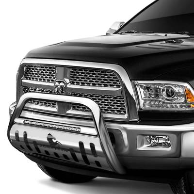 Black Horse Off Road - A | Beacon Bull Bar | Stainless Steel | Skid Plate | BE-FOF1S