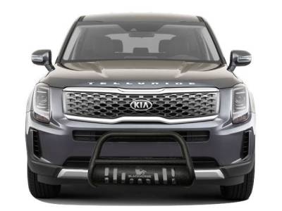 Black Horse Off Road - A | Textured Bull Bar with Skid Plate | Black | CBT-B752SP