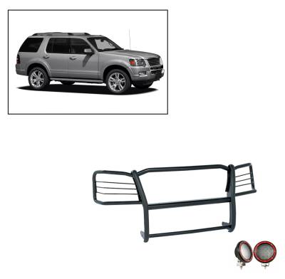 Black Horse Off Road - D| Grille Guard Kit | Stainless Steel | 17DG111MSS-PLFB