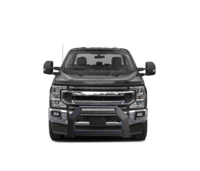 Black Horse Off Road - A | Armour LED Bull Bar | Matte Black | AB-FO20 | With 20in LED Light Bar