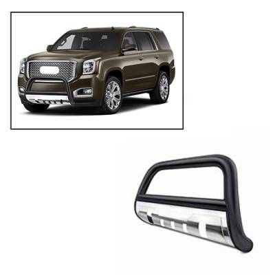 Black Horse Off Road - A | Bull Bar | Stainless Steel | Skid Plate | BB037411BS-SP-35OV