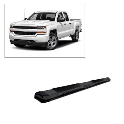 Black Horse Off Road - E | Cutlass Running Boards | Cold- Rolled Steel | Double Cab