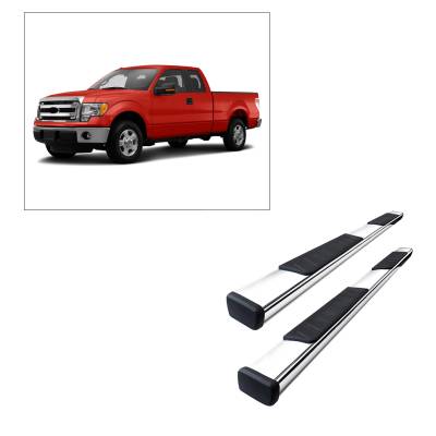 Black Horse Off Road - E | Summit Running Boards | Stainless | SU-FO0176SS