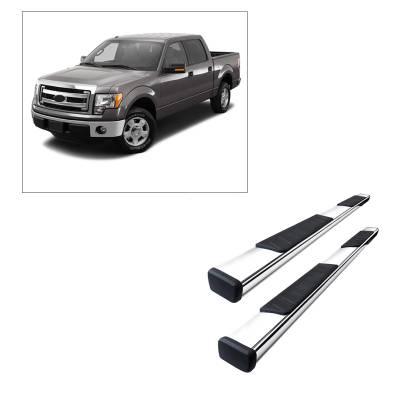 Black Horse Off Road - E | Summit Running Boards | Stainless | SU-FO0186SS