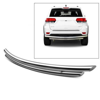Black Horse Off Road - G | Rear Bumper Guard | Stainless Steel | Double Layer