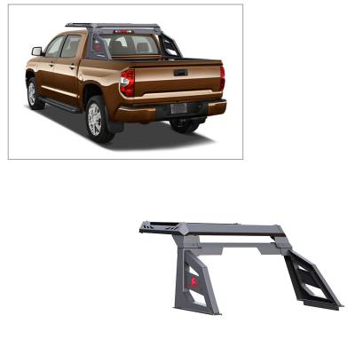Black Horse Off Road - Armour Chase Rack | Black | Cab Over Storage | AR-CHR04