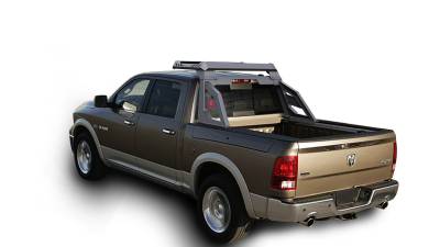 Black Horse Off Road - Armour Chase Rack | Black | Cab Over Storage | AR-CHR03