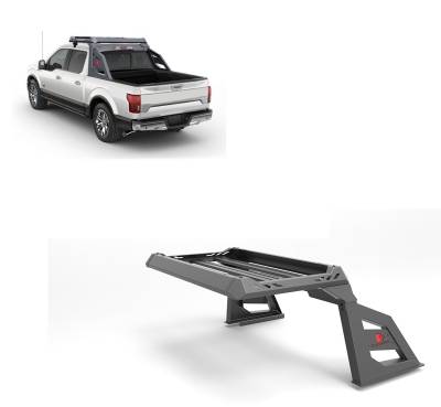 Black Horse Off Road - Armour Chase Rack | Black | Cab Over Storage | AR-CHR01