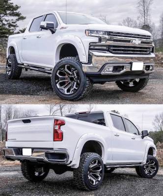 Extreme Wheel-to-Wheel Side Steps | Satin Black | GMBK-NL-19