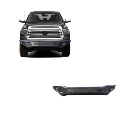Black Horse Off Road - Armour II Heavy Duty Front Bumper-Bumper Only-Matte Black-2014-2021 Toyota Tundra|Black Horse Off Road