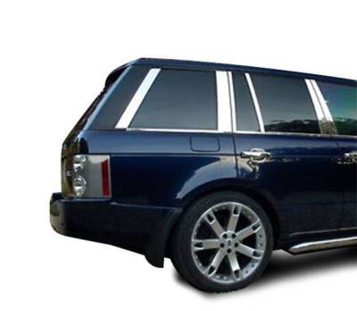 Black Horse Off Road - Pillar Post Trims-Chrome-2007-2012 Land Rover Range Rover|Black Horse Off Road