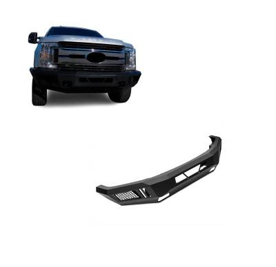 Black Horse Off Road - Armour Heavy Duty Front Bumper-Matte Black-2017-2022 Ford F-250 Super Duty/2017-2022 Ford F-350 Super Duty|Black Horse Off Road