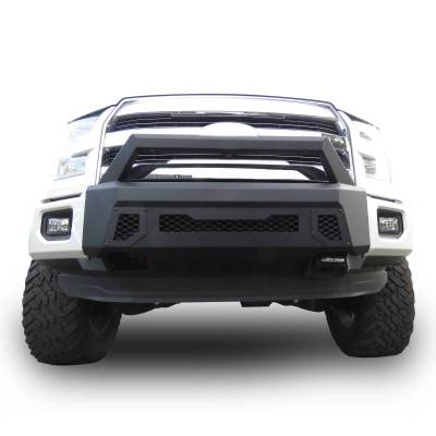 Black Horse Off Road - Armour III Light Duty Front Bumper-Textured Black-2015-2017 Ford F-150|Black Horse Off Road