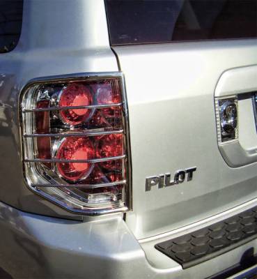 Tail Light Guards-Stainless Steel-7H1409SS
