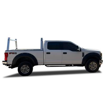 Black Horse Off Road - Base K2 Rack-6.5' Bed Silver Aluminum- All 3/4-ton trucks with 6.4ft to 6.7ft bed length|Black Horse off Road