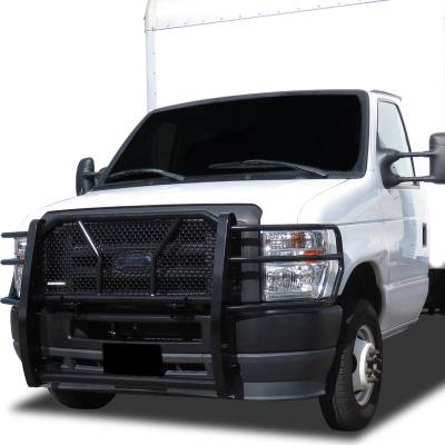 Black Horse Off Road - RUGGED HD Grille Guard-Black-2015-2024 Ford E-350/E-450|Black Horse Off Road