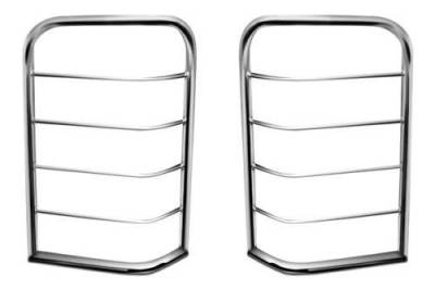 Black Horse Off Road - Tail Light Guards-Stainless Steel-2002-2009 Chevrolet Trailblazer|Black Horse Off Road