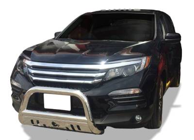 Black Horse Off Road - Bull Bar-Stainless Steel-Acura MDX/Honda Odyssey/Honda Passport/Honda Pilot/Honda Ridgeline|Black Horse Off Road