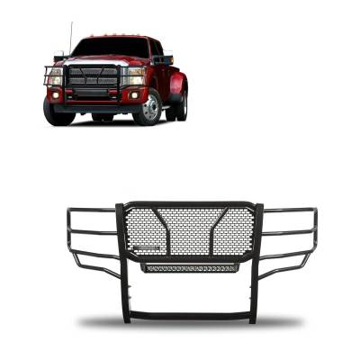 Black Horse Off Road - RUGGED HD Grille Guard-Black-F-250/F-350/F-450/F-550 SD|Black Horse Off Road