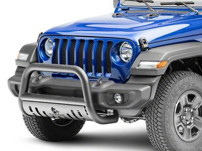Black Horse Off Road - Bull Bar-Black-2020-2025 Jeep Gladiator/2018-2025 Jeep Wrangler|Black Horse Off Road