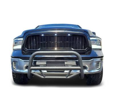 Black Horse Off Road - MAX T Bull Bar-Textured Black-2009-2010 Dodge Ram 1500/2011-2018 Ram 1500/2019-2024 Ram 1500 Classic|Black Horse Off Road