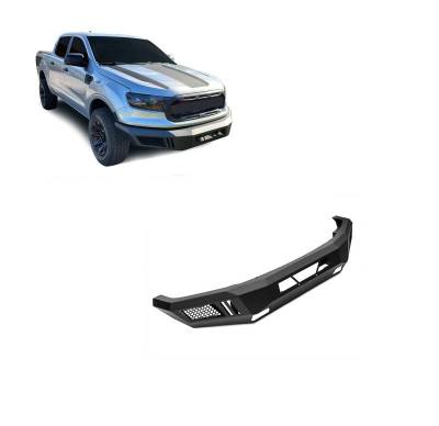 Black Horse Off Road - ARMOUR Heavy Duty Front Bumper-Matte Black-2019-2023 Ford Ranger|Black Horse Off Road