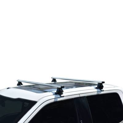 Black Horse Off Road - TRAVELER Cross Bar Ladder Rack-Silver-1500/F-150/Silverado 1500/Tacoma|Black Horse Off Road
