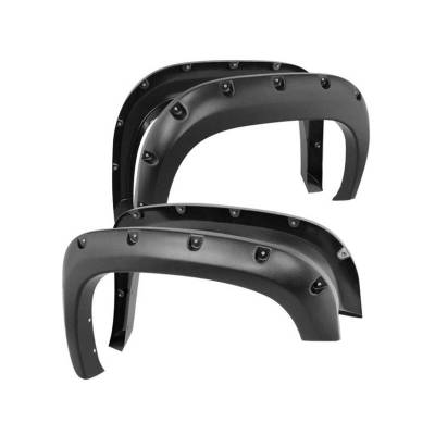Black Horse Off Road - FENDER FLARES RIVETED Style-Black-2007-2014 Chevrolet Tahoe|Black Horse Off Road