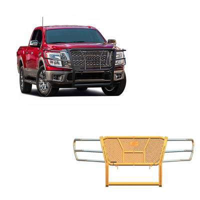 Black Horse Off Road - RUGGED HD Grille Guard-Black-2017-2024 Nissan Titan|Black Horse Off Road