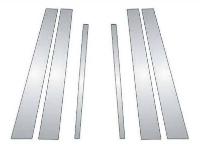 Black Horse Off Road - Pillar Post Trims-Chrome-2007-2011 Hyundai Accent|Black Horse Off Road