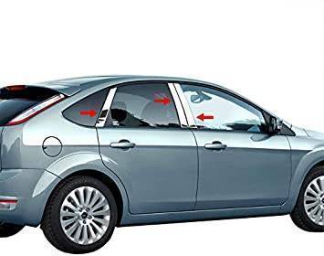 Black Horse Off Road - Pillar Post Trims-Chrome-2008-2011 Ford Focus|Black Horse Off Road