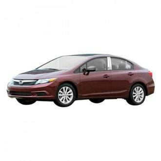 Black Horse Off Road - Pillar Post Trims-Chrome-2006-2011 Honda Civic|Black Horse Off Road