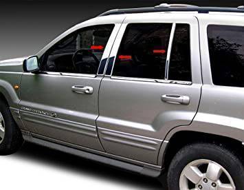 Black Horse Off Road - Pillar Post Trims-Chrome-1998-2004 Jeep Grand Cherokee|Black Horse Off Road